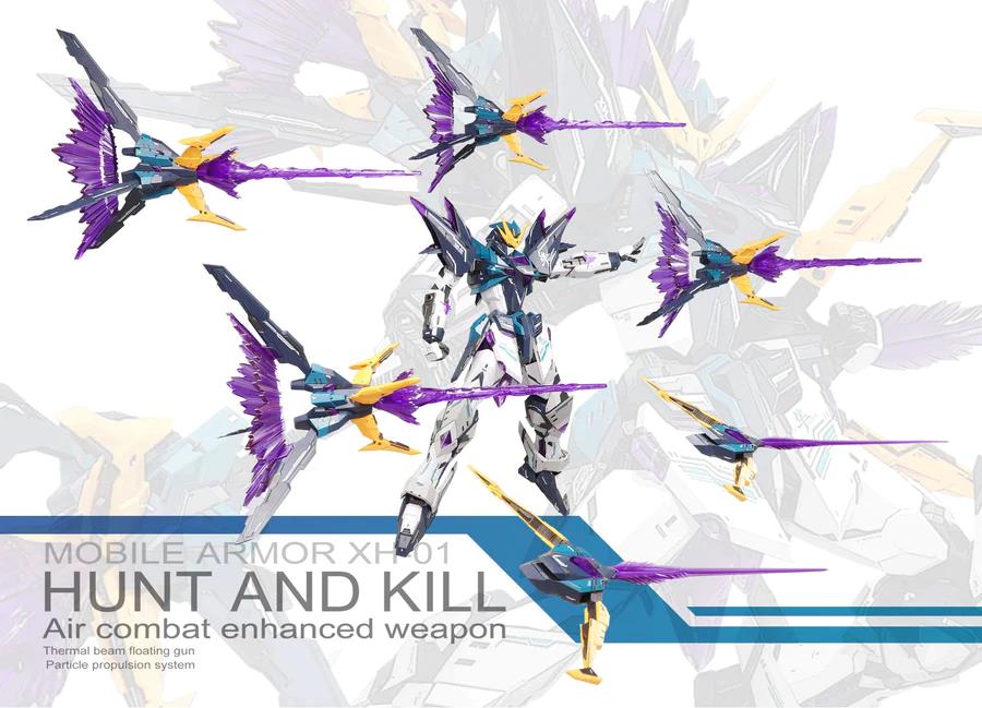 Mobile Armor XH-01 Hunt and Kill Hunting Falcon 1/100 Scale Model Kit Gallery Image 11