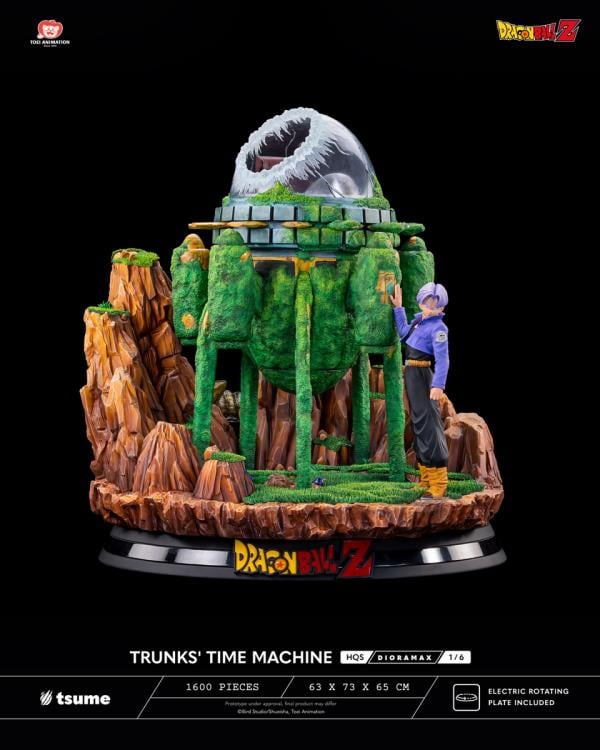 Dragon Ball Z HQS Dioramax Trunks' Time Machine 1/6 Scale Limited Edition Statue Gallery Image 4