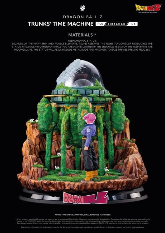 Dragon Ball Z HQS Dioramax Trunks' Time Machine 1/6 Scale Limited