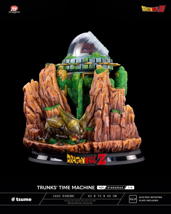 Dragon Ball Z HQS Dioramax Trunks' Time Machine 1/6 Scale Limited Edition Statue Gallery Image 7
