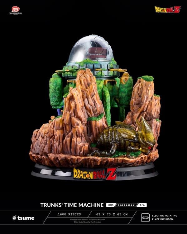 Dragon Ball Z HQS Dioramax Trunks' Time Machine 1/6 Scale Limited Edition Statue Gallery Image 8