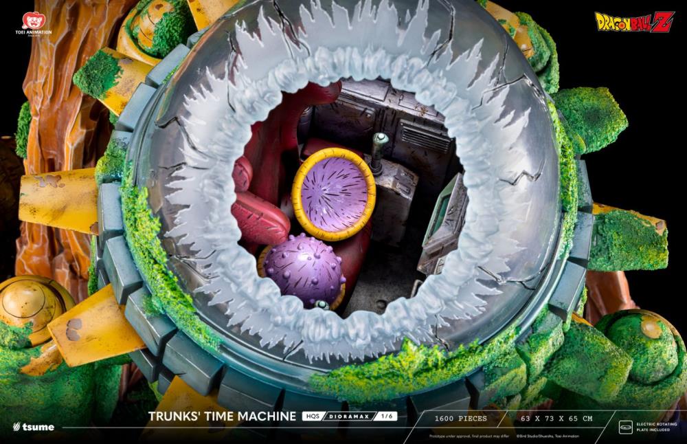 Dragon Ball Z HQS Dioramax Trunks' Time Machine 1/6 Scale Limited Edition Statue Gallery Image 17