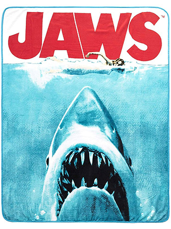 Jaws Plush Throw Blanket Gallery Image 2