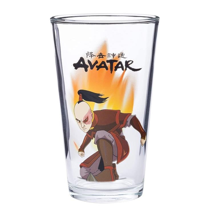 Avatar the Last Airbender Character Poses Set of 4 Pint Glasses Gallery Image 5