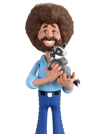 The Joy of Painting Toony Classics Bob Ross with Raccoon Gallery Image 2
