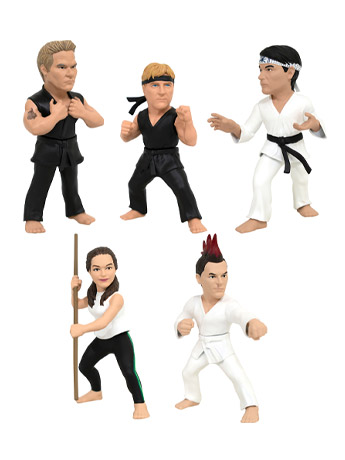 Cobra Kai D-Formz Box of 12 Random Figures Gallery Image 2