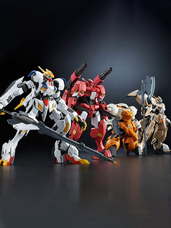 Mobile Suit Gundam: Iron-Blooded Orphans HG Tekkadan Complete Set (Reissue) 1/144 Scale Exclusive Set of 4 Model Kits Gallery Image 2