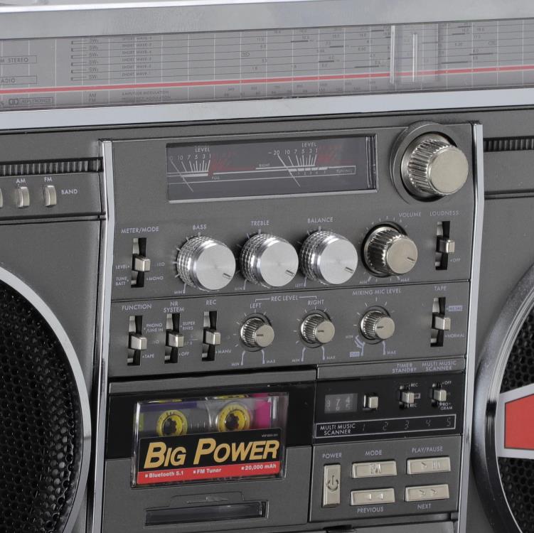 RepliTronics 1980 Big Power M90 Mini The King of Boomboxes Bluetooth Speaker Gallery Image 6