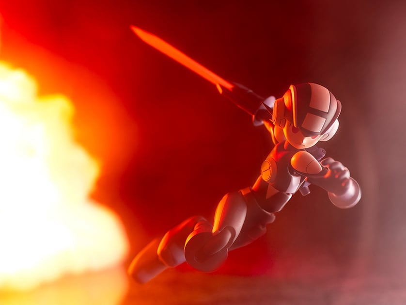 Mega Man Battle Network Dark MegaMan.EXE 1/12 Scale Model Kit Gallery Image 26