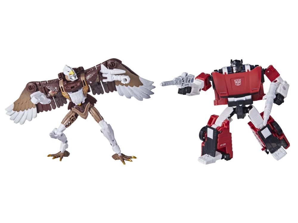 Transformers War for Cybertron: Kingdom Battle Across Time Collection Deluxe Sideswipe & Maximal Skywarp Exclusive Two-Pack Gallery Image 12
