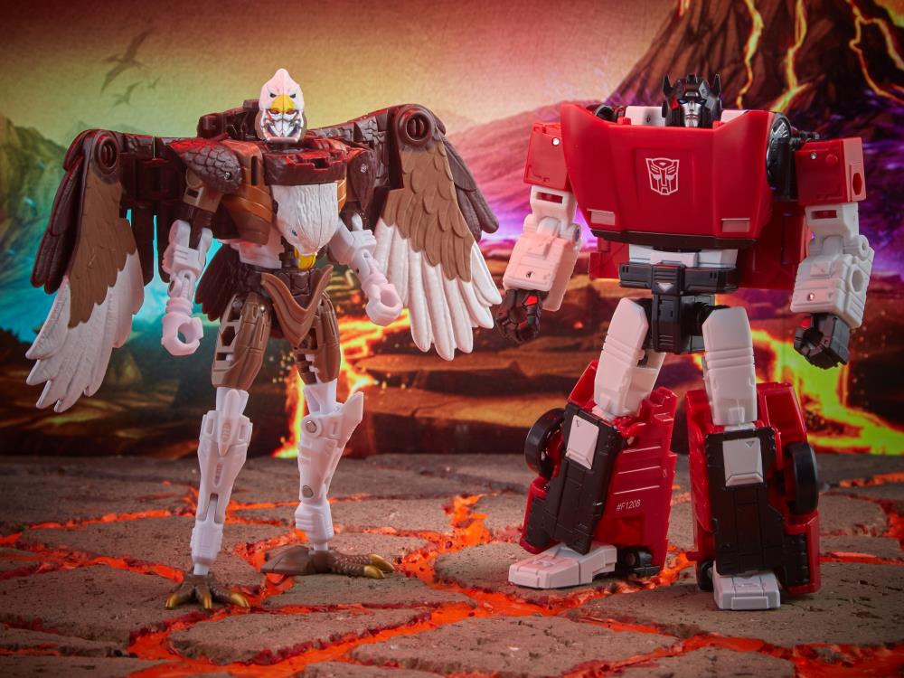 Transformers War for Cybertron: Kingdom Battle Across Time Collection Deluxe Sideswipe & Maximal Skywarp Exclusive Two-Pack Gallery Image 3