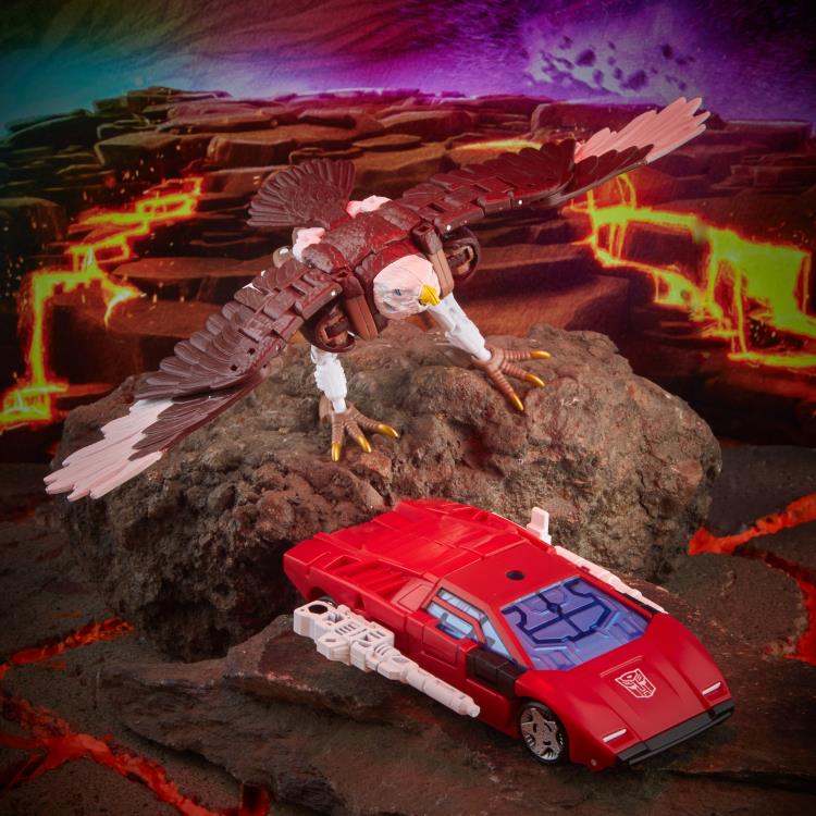 Transformers War for Cybertron: Kingdom Battle Across Time Collection Deluxe Sideswipe & Maximal Skywarp Exclusive Two-Pack Gallery Image 5