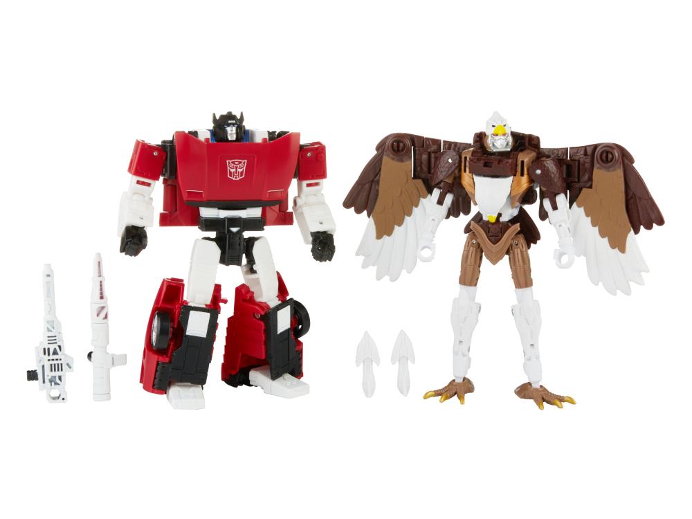 Transformers War for Cybertron: Kingdom Battle Across Time Collection Deluxe Sideswipe & Maximal Skywarp Exclusive Two-Pack Gallery Image 13