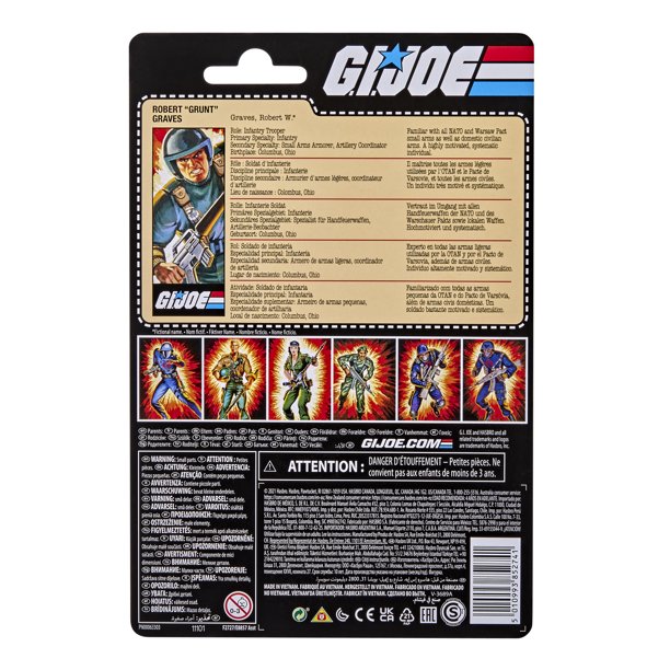G.I. Joe Retro Collection 3.75" Robert “Grunt” Graves Exclusive Figure Gallery Image 6