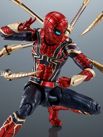 スパイダーマン sh.figuartsBANDAI IRON SPIDER S.H. Figuarts IRON SPIDER Spider-Man: No Way Home MCU Action