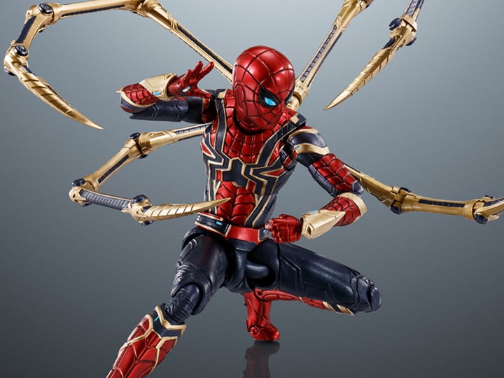 スパイダーマン sh.figuartsBANDAI IRON SPIDER S.H. Figuarts IRON SPIDER Spider-Man: No Way Home MCU Action