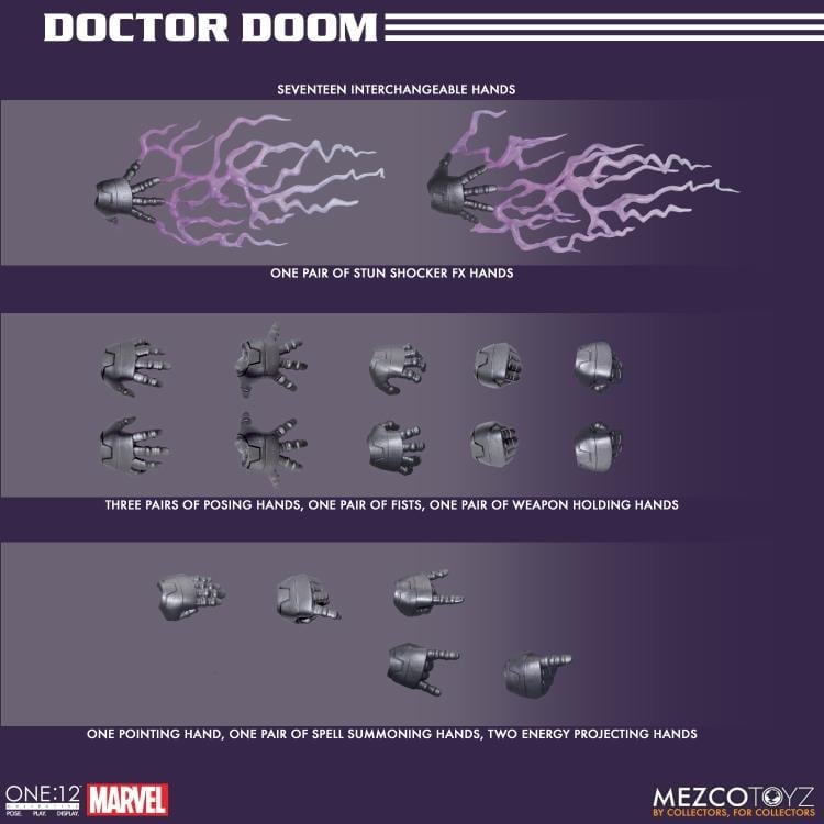 Marvel One:12 Collective Doctor Doom Action Figure Gallery Image 11