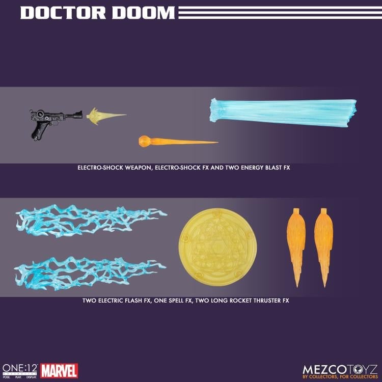Marvel One:12 Collective Doctor Doom Action Figure Gallery Image 12