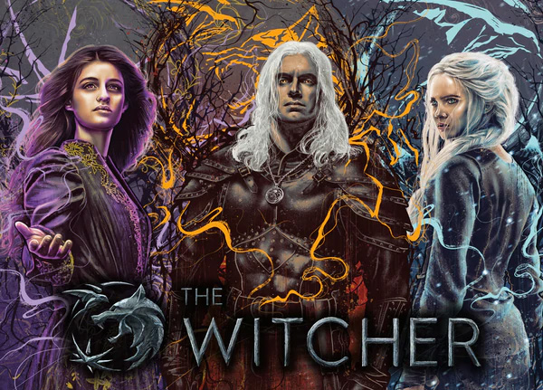 The Witcher Geralt, Ciri and Yennefer 1000-Piece Puzzle Gallery Image 3
