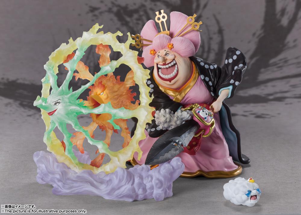 One Piece FiguartsZERO Extra Battle Charlotte Linlin -OIRAN OLIN Battle of Monsters on Onigashima- Gallery Image 6