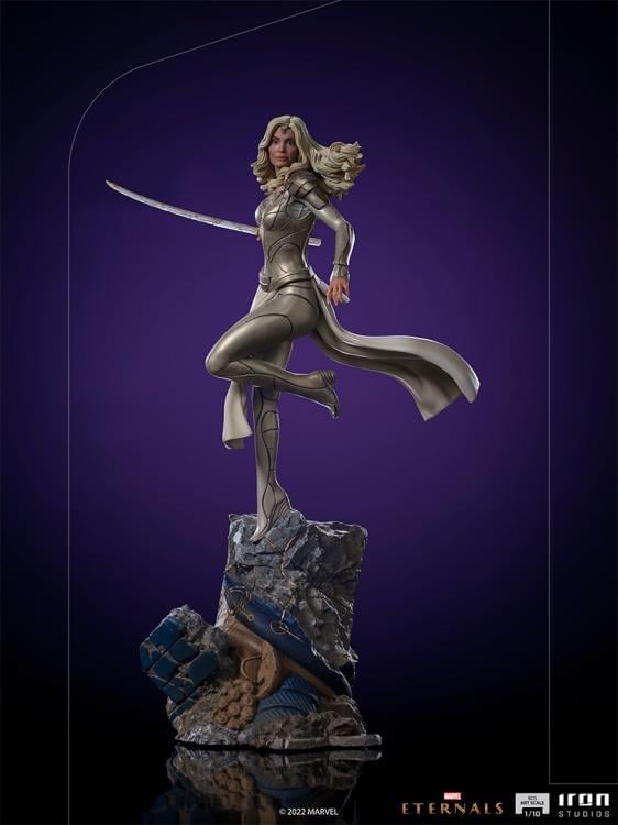 Eternals Battle Diorama Series Thena 1/10 Art Scale Limited Edition Statue Gallery Image 3