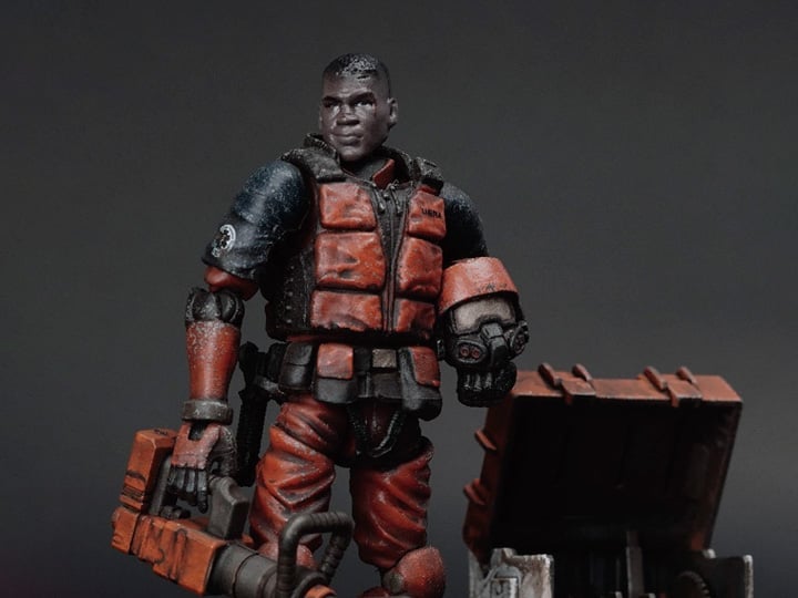 Acid Rain FAV-A70 Trevor Jones (UERA Rescue Team) Action Figure Gallery Image 1