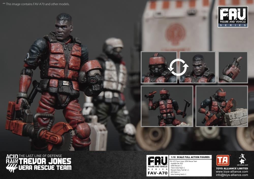 Acid Rain FAV-A70 Trevor Jones (UERA Rescue Team) Action Figure Gallery Image 4