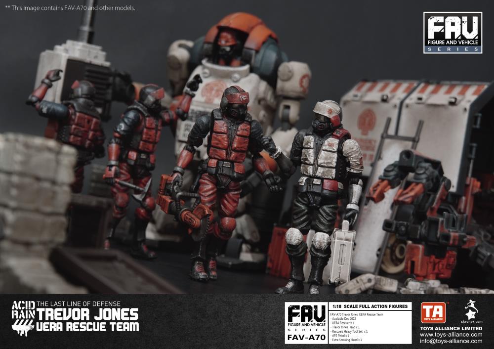 Acid Rain FAV-A70 Trevor Jones (UERA Rescue Team) Action Figure Gallery Image 6