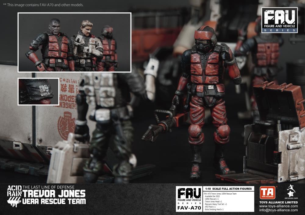 Acid Rain FAV-A70 Trevor Jones (UERA Rescue Team) Action Figure Gallery Image 5