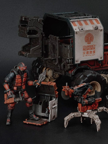 新品　Rescue Team 1/12 アクションフィギュア Acid Rain FAV-AP20 UERA Rescue Team Kit