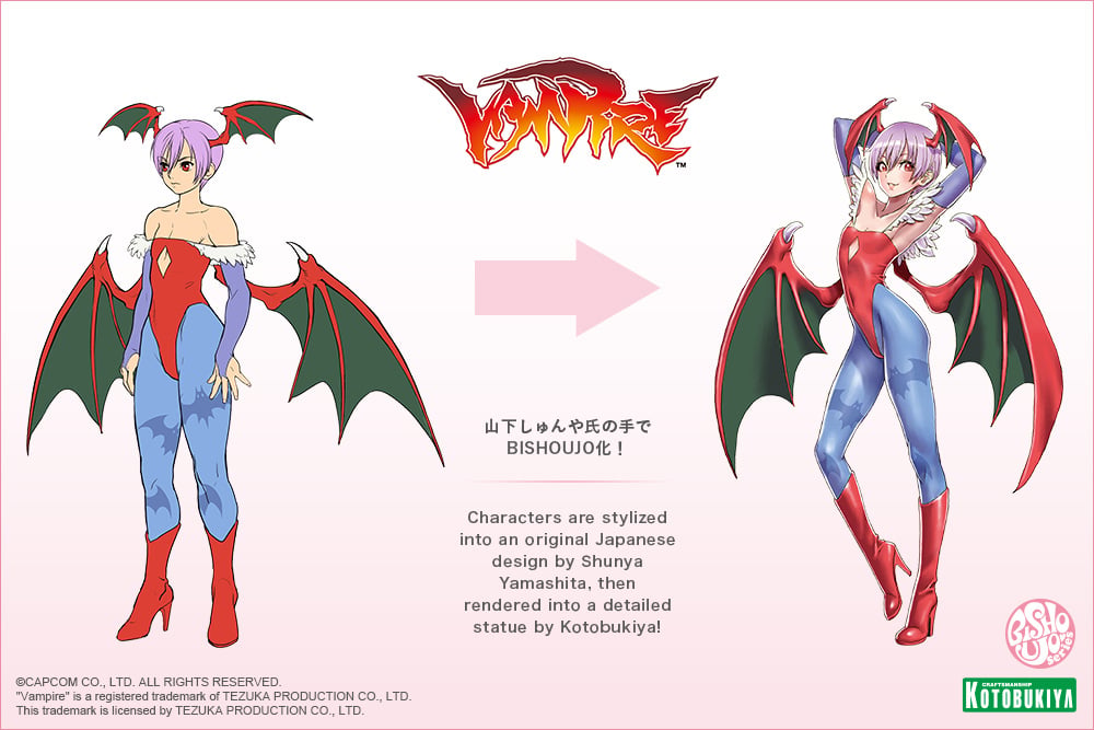 Statuette Kotobukiya Darkstalkers Bishoujo – Lilith 1/7 PVC Édition Limitée
