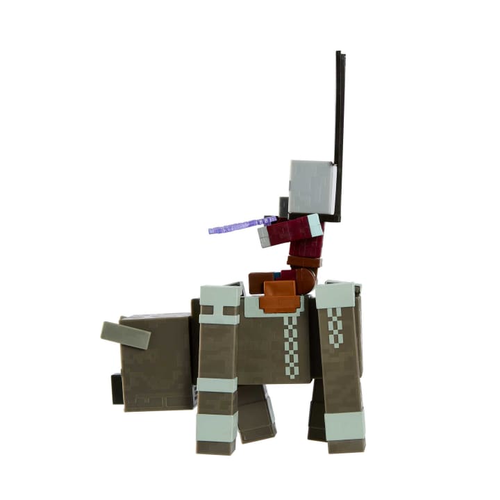 Raid Ravager Minecraft Raid Captain & Ravager Figure Two-Pack