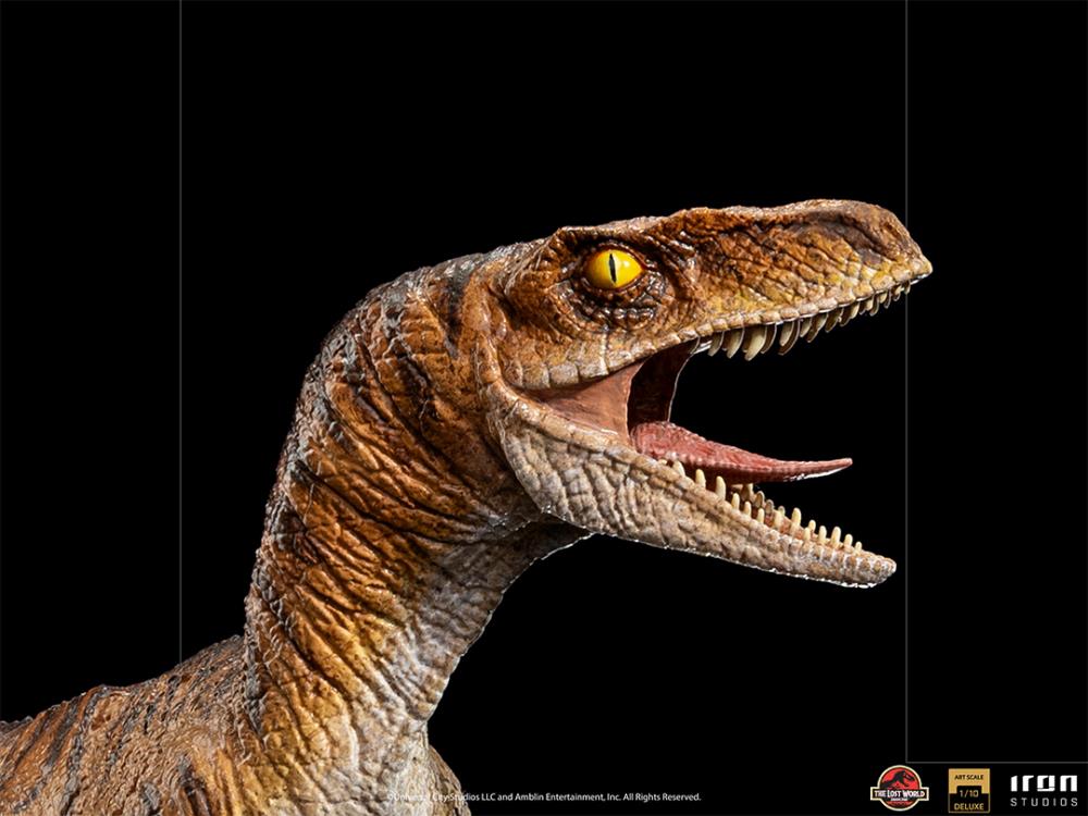 Jurassic Park: The Lost World Velociraptor 1/10 Deluxe Art Scale Statue Gallery Image 8