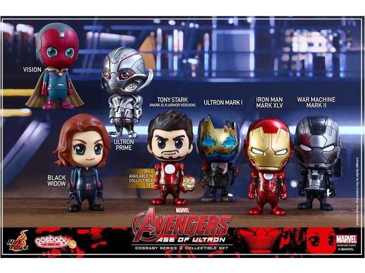 Avengers: Age of Ultron Cosbaby Vinyl Collectible Series 02 Set of 7 Gallery Image 1