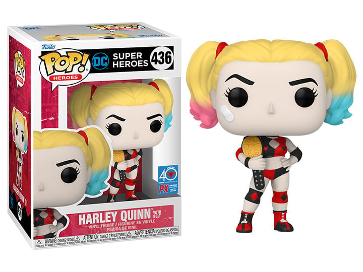 Pop! Heroes: Harley Quinn with Belt PX Previews Exclusive Gallery Image 1