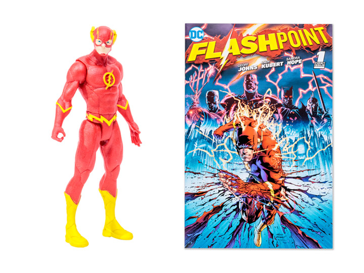DC Comics Page Punchers The Flash 3" Figure with Comic Gallery Image 1