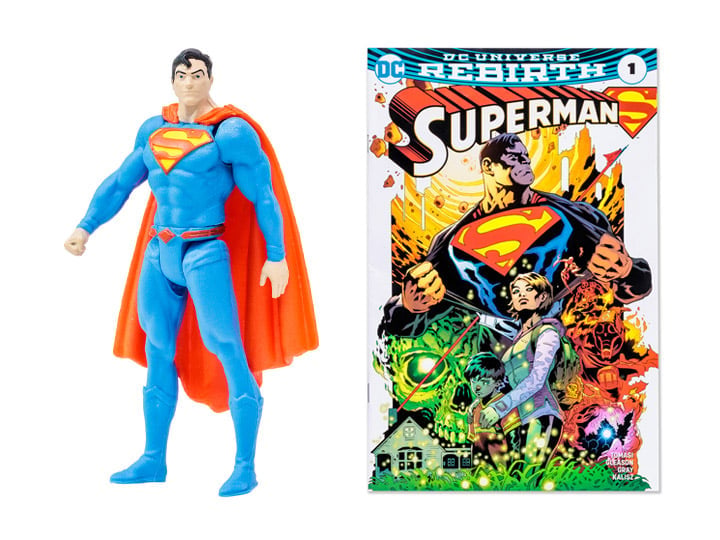 DC Comics Page Punchers Superman 3" Figure with Comic Gallery Image 1