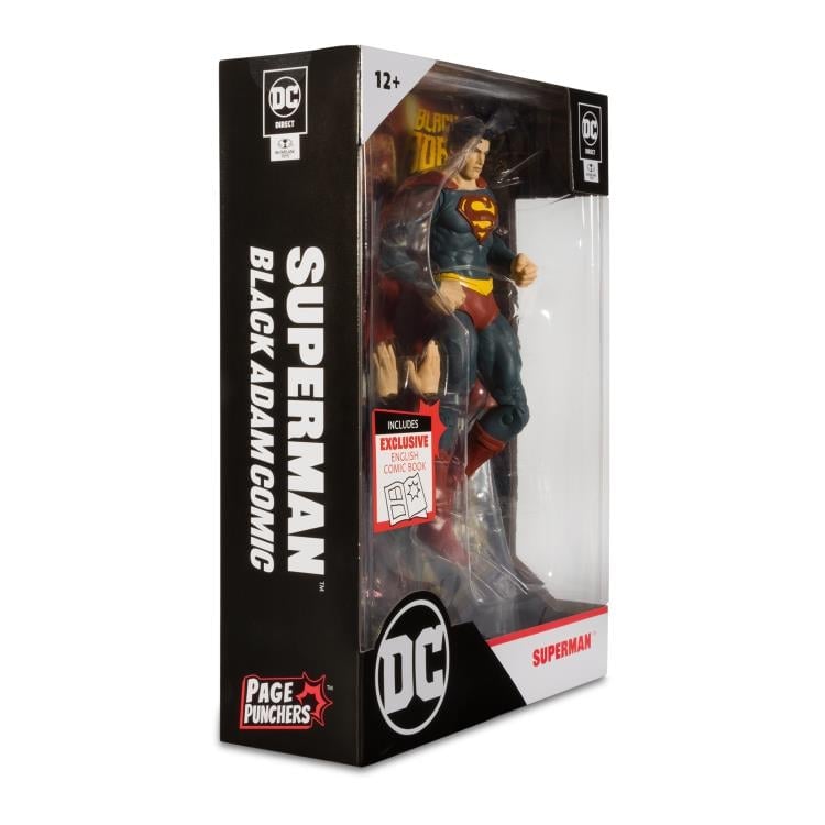 Black Adam Page Punchers Superman 7" Figure with Comic Gallery Image 13