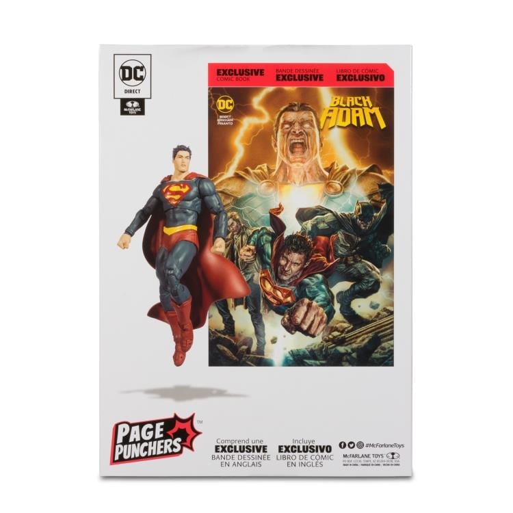Black Adam Page Punchers Superman 7" Figure with Comic Gallery Image 15