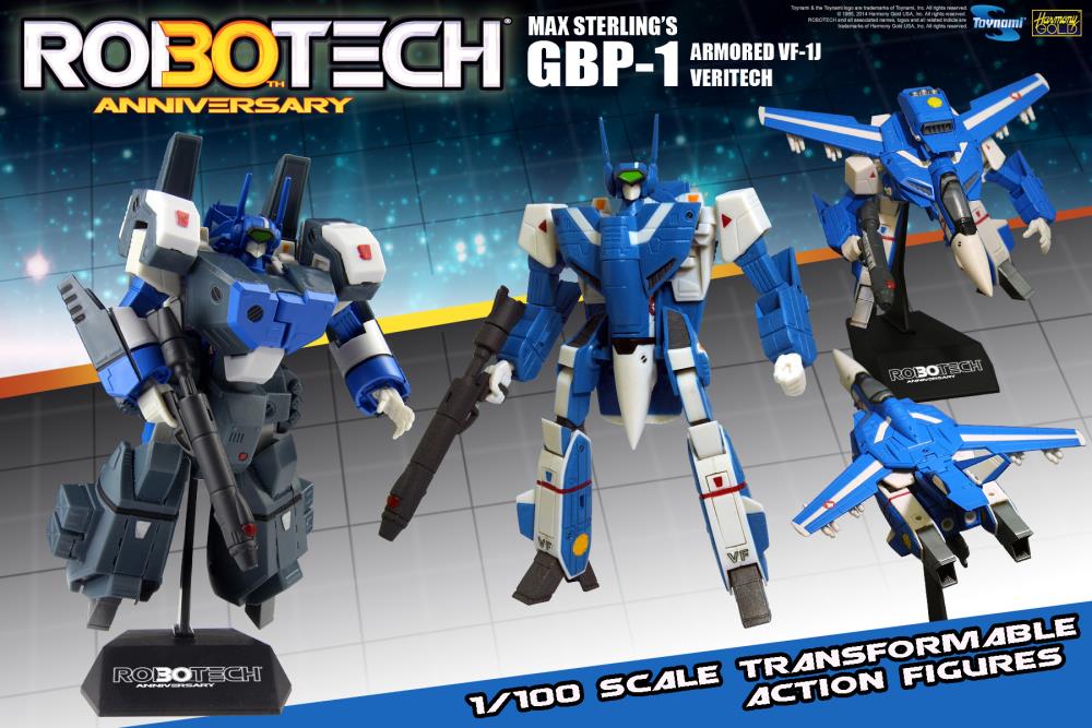 Robotech 30th Anniversary Max Sterling's GBP-1 Armored VF-1J Veritech 1/100 Scale Transformable Figure Gallery Image 3