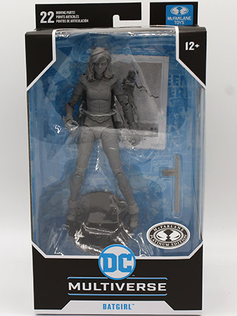 Gotham Knights DC Multiverse Batgirl Platinum (Chase) Action Figure Gallery Image 2