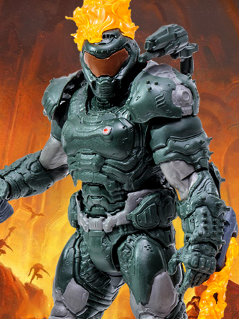 DOOM Slayer (Ember Skin) Action Figure Gallery Image 2