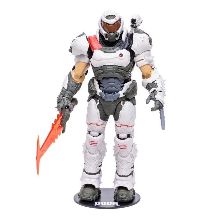 DOOM Slayer (White Armor) BBTS Exclusive Action Figure Gallery Image 4