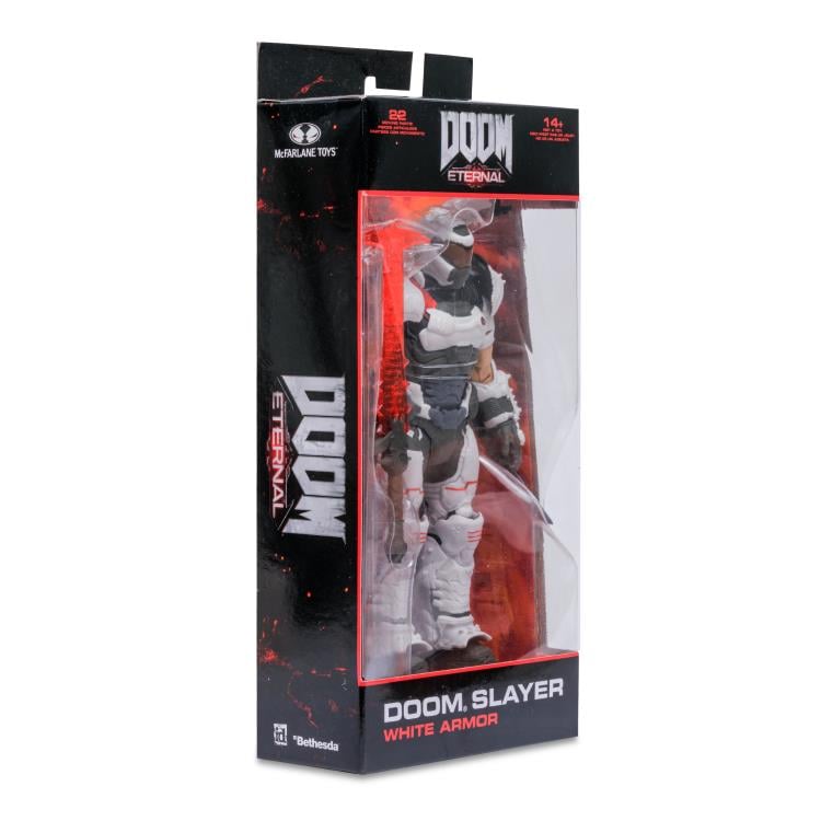 DOOM Slayer (White Armor) BBTS Exclusive Action Figure Gallery Image 12