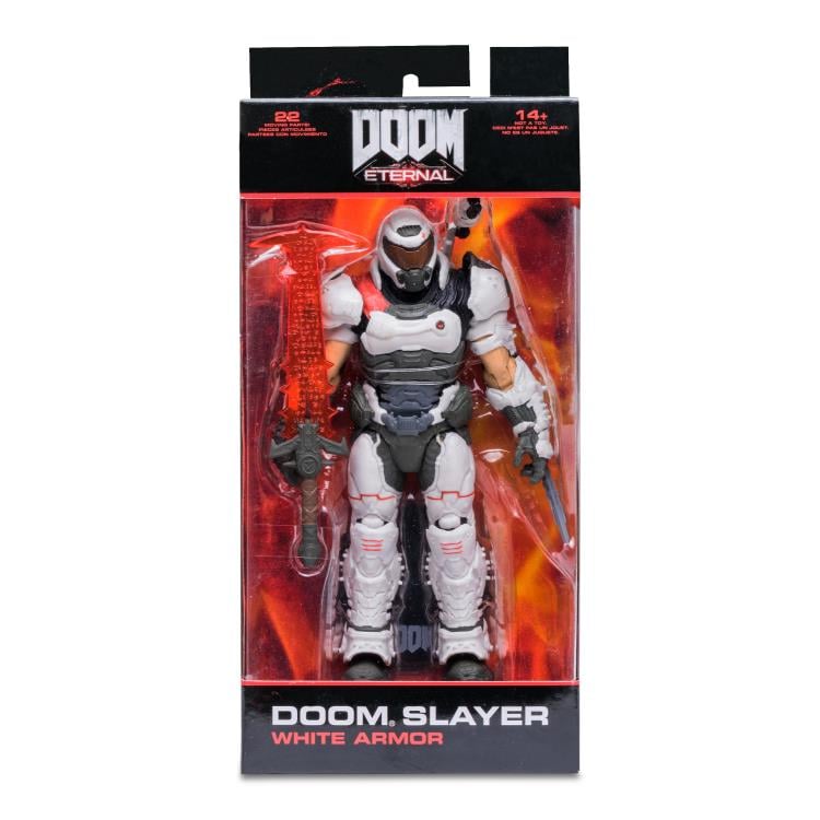 DOOM Slayer (White Armor) BBTS Exclusive Action Figure Gallery Image 10