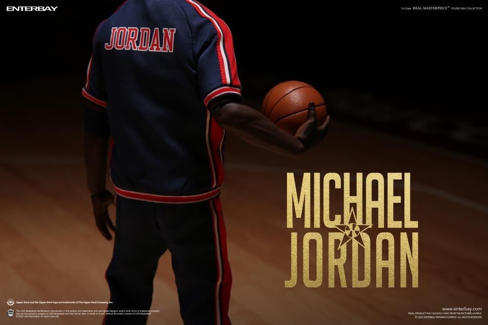 NBA Real Masterpiece Michael Jordan (Barcelona 1992) 1/6 Scale Limited Edition Figure Gallery Image 9