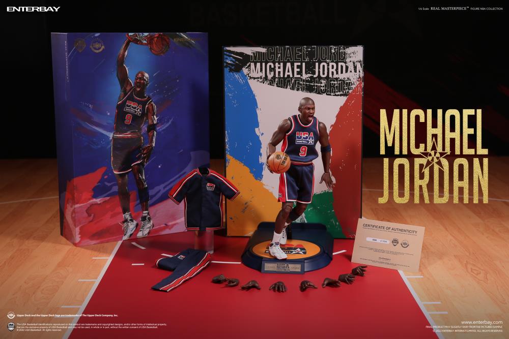 NBA Real Masterpiece Michael Jordan (Barcelona 1992) 1/6 Scale Limited Edition Figure Gallery Image 12