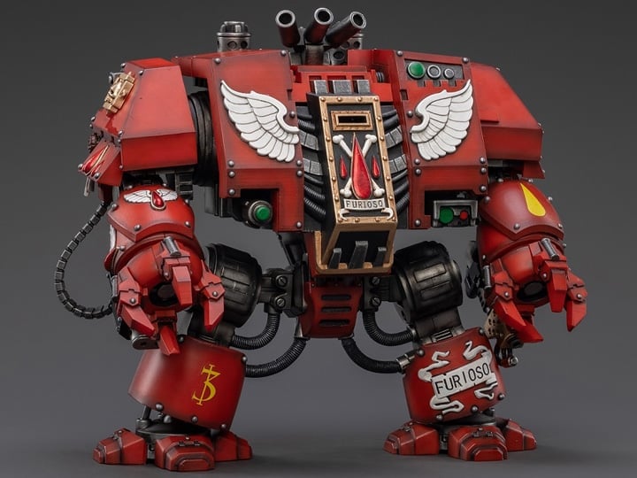 Warhammer 40K Blood Angels Furioso Dreadnought Brother Samel 1/18 Scale Figure Gallery Image 1