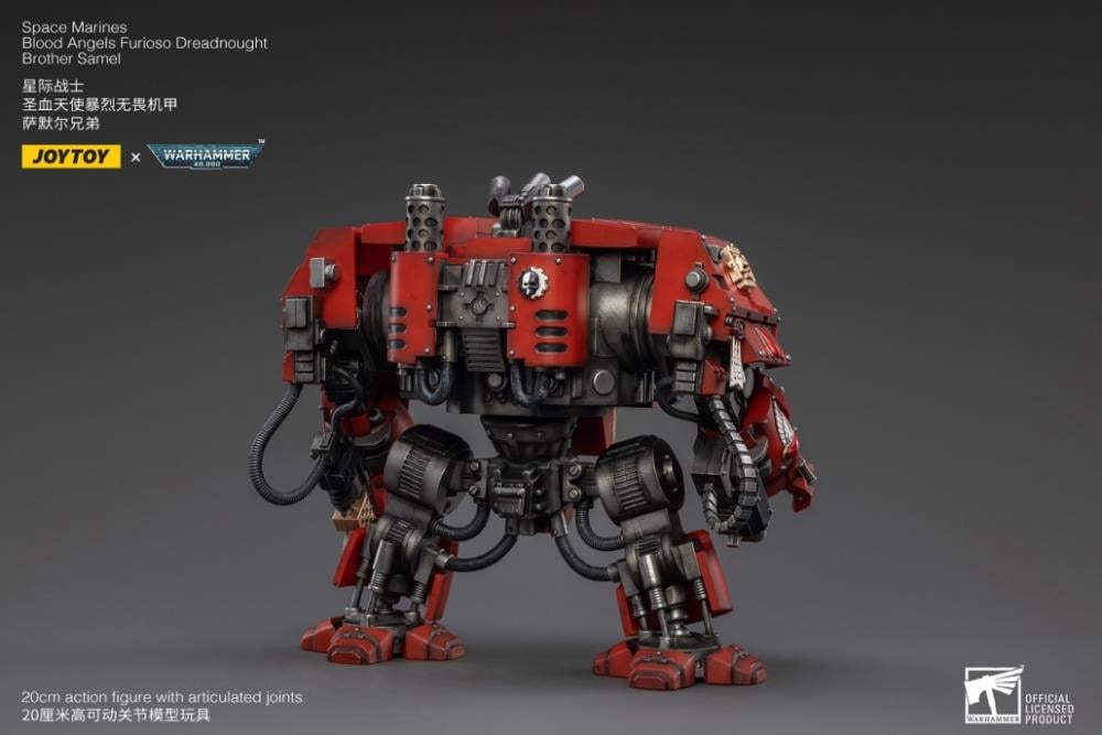 Warhammer 40K Blood Angels Furioso Dreadnought Brother Samel 1/18 Scale Figure Gallery Image 8