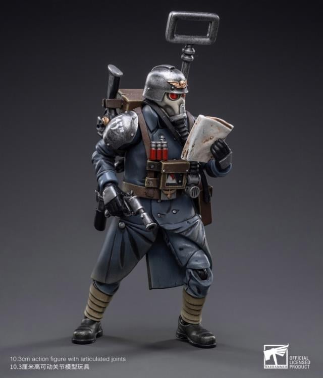 Warhammer 40,000 Death Korps of Krieg Veteran Squad Guardsman Communication Specialist 1/18 Scale Action Figure Gallery Image 3